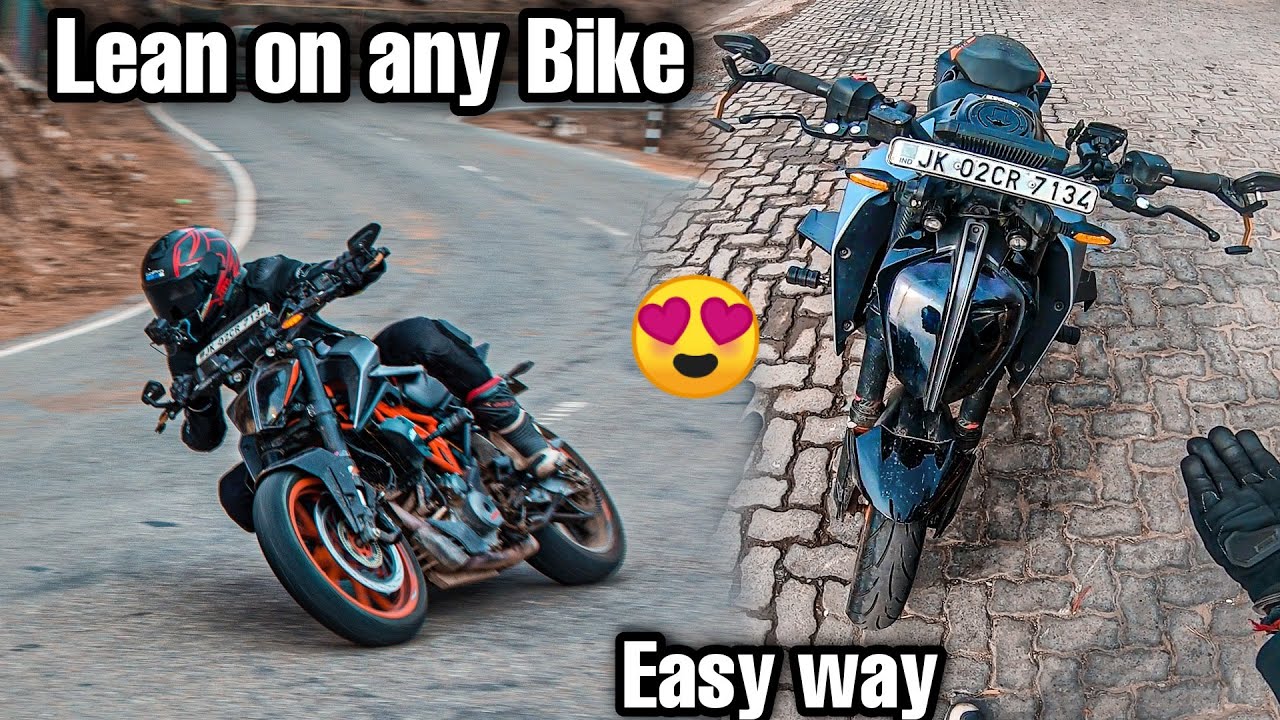 How to do CORNERING on any Motorcycle | Beginner | Lean |  Duke 390