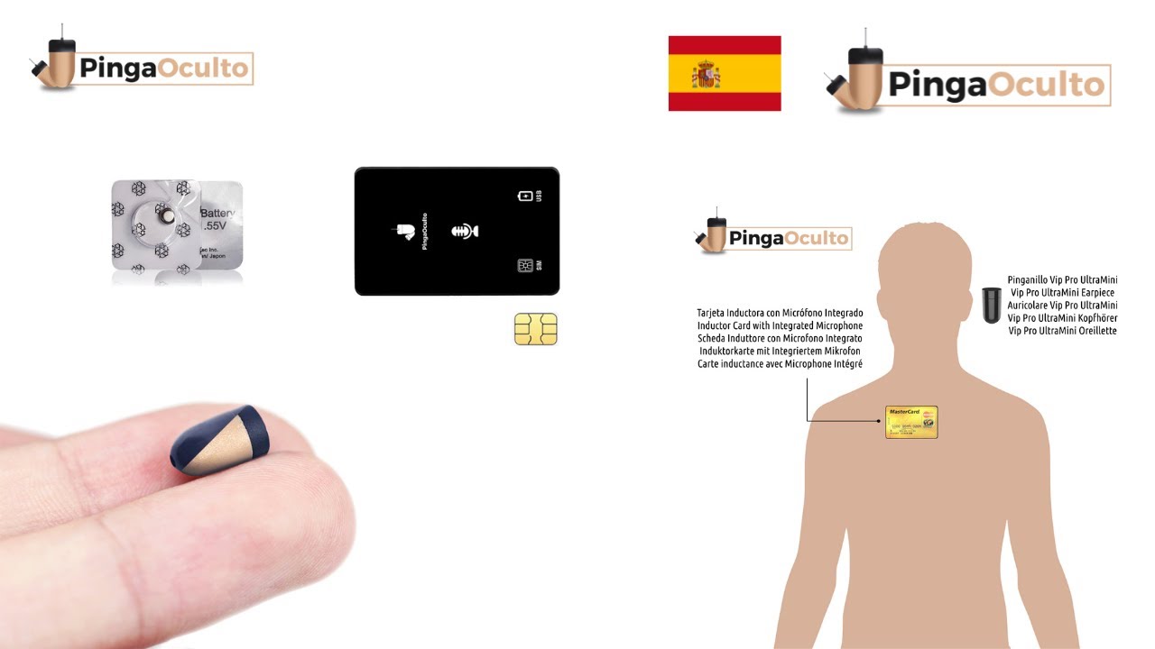 Pinganillo Vip Pro Tarjeta GSM - Review y Tutorial - Español | PingaOculto