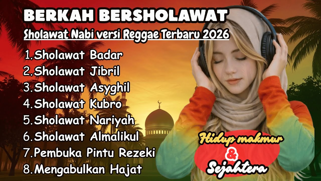 Sholawat Reggae Islami | Adem, Damai, dan Menenangkan Jiwa