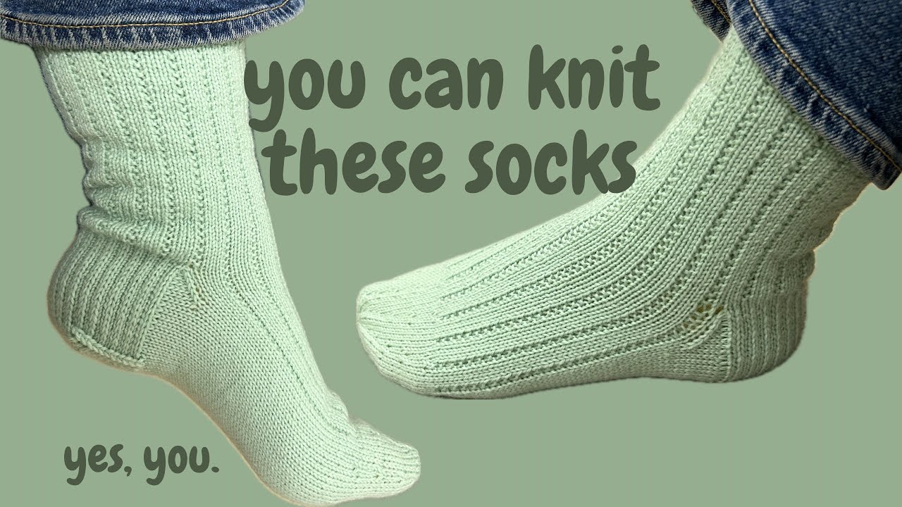 Learn to knit easy and elegant socks (confident/audacious beginner level)