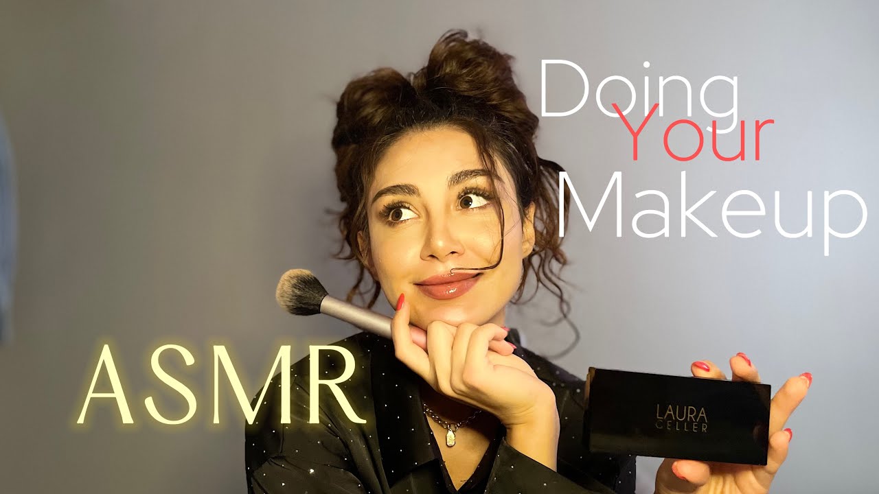 ASMR | Girl in Class Does Your Makeup and Pampers You 📖💄همکلاسیت آرایشت میکنه