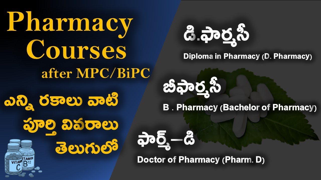 Types of pharmacy/Branches of Pharmacy | Pharmacy courses list | All Pharma courses details