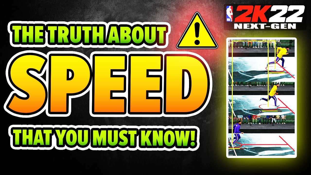 The TRUTH about SPEED stat that you must know in NBA 2K22 Next Gen. (Best Build Series)
