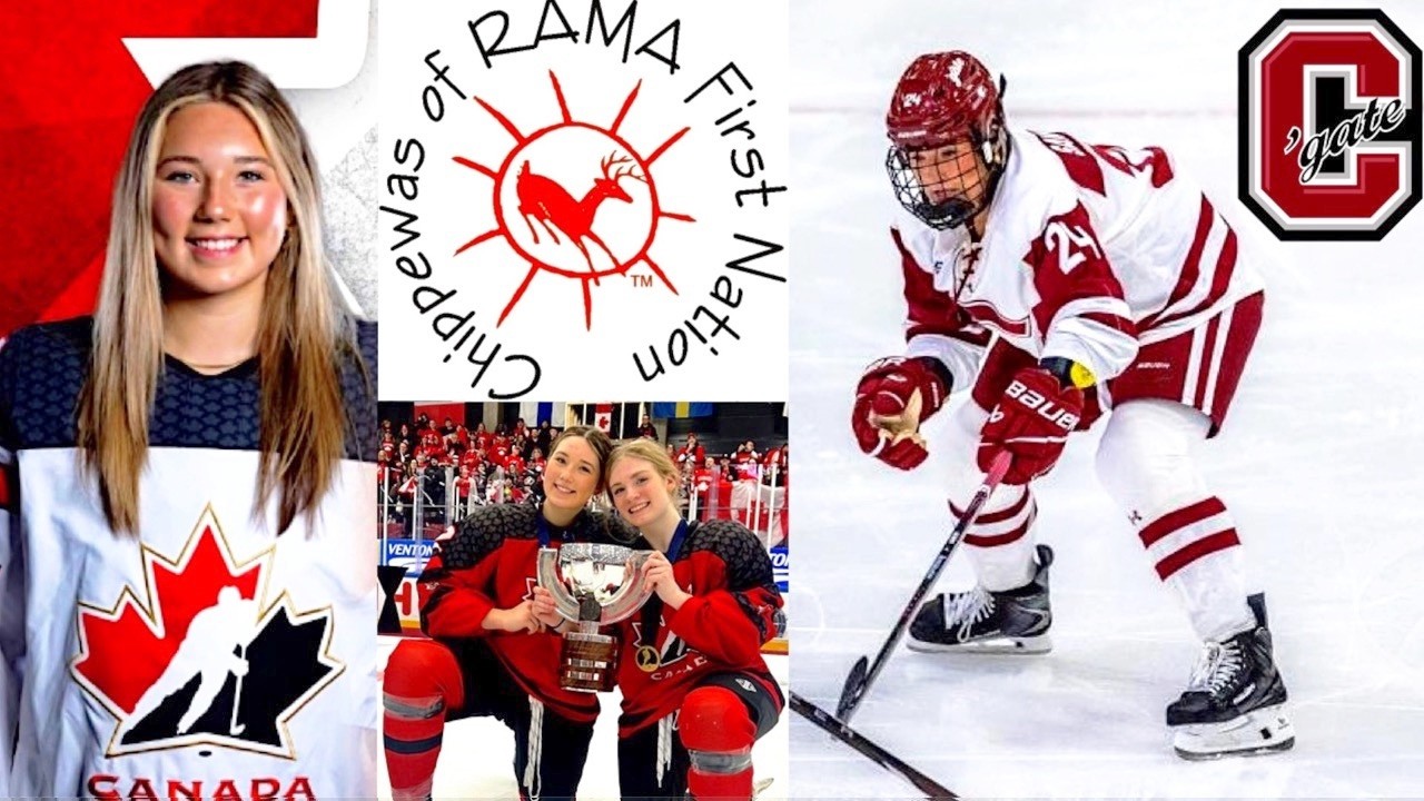 Sydney Sawyer: Chippewa - Women's NCAA &  WJC Indigenous Hockey Player - Rama First Nation, Ontario