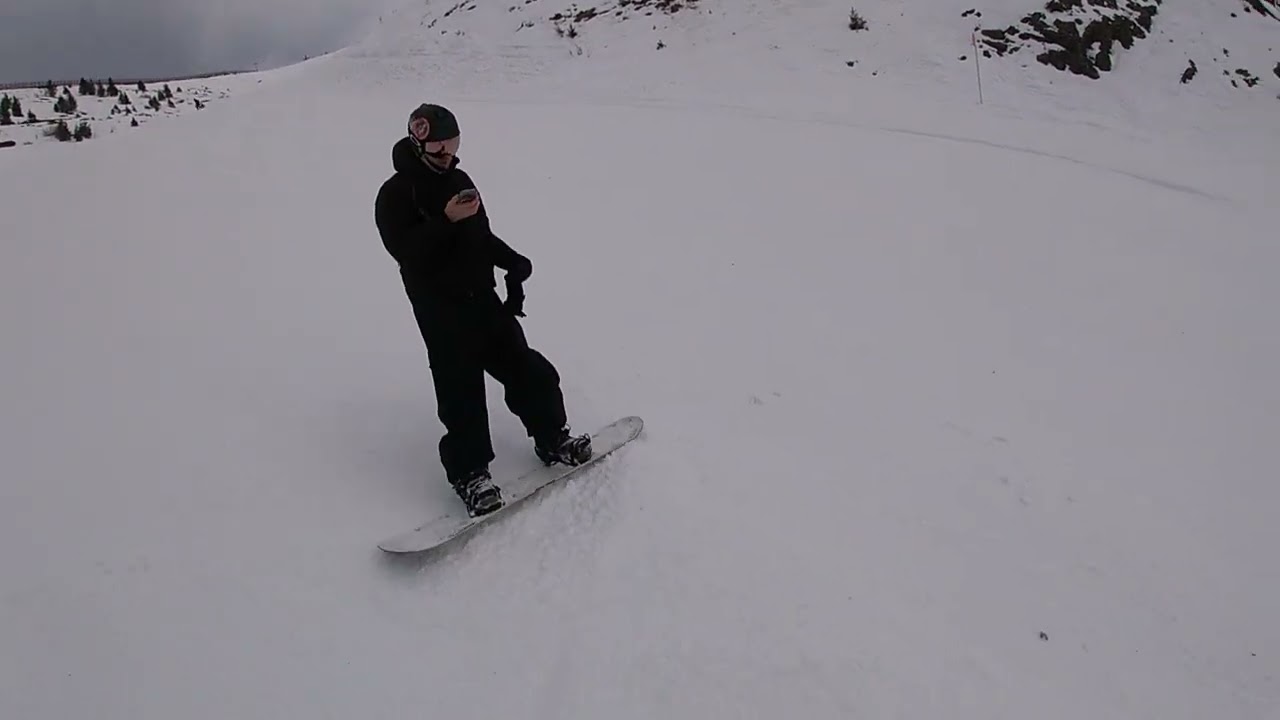 Flaine - Dag 5 - #13 Rode piste Chamois & daar is Brent!