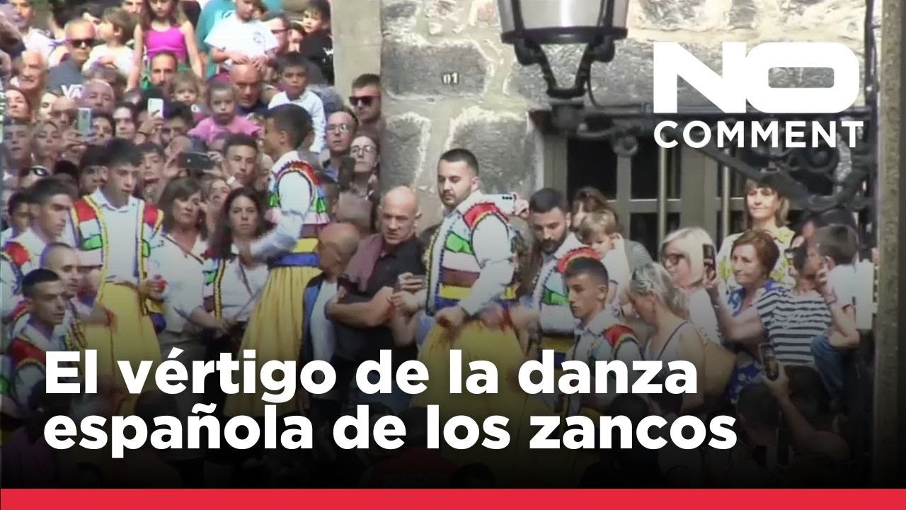 NO COMMENT: El vértigo de la Danza de los Zancos vuelve al pueblo español de Anguiano