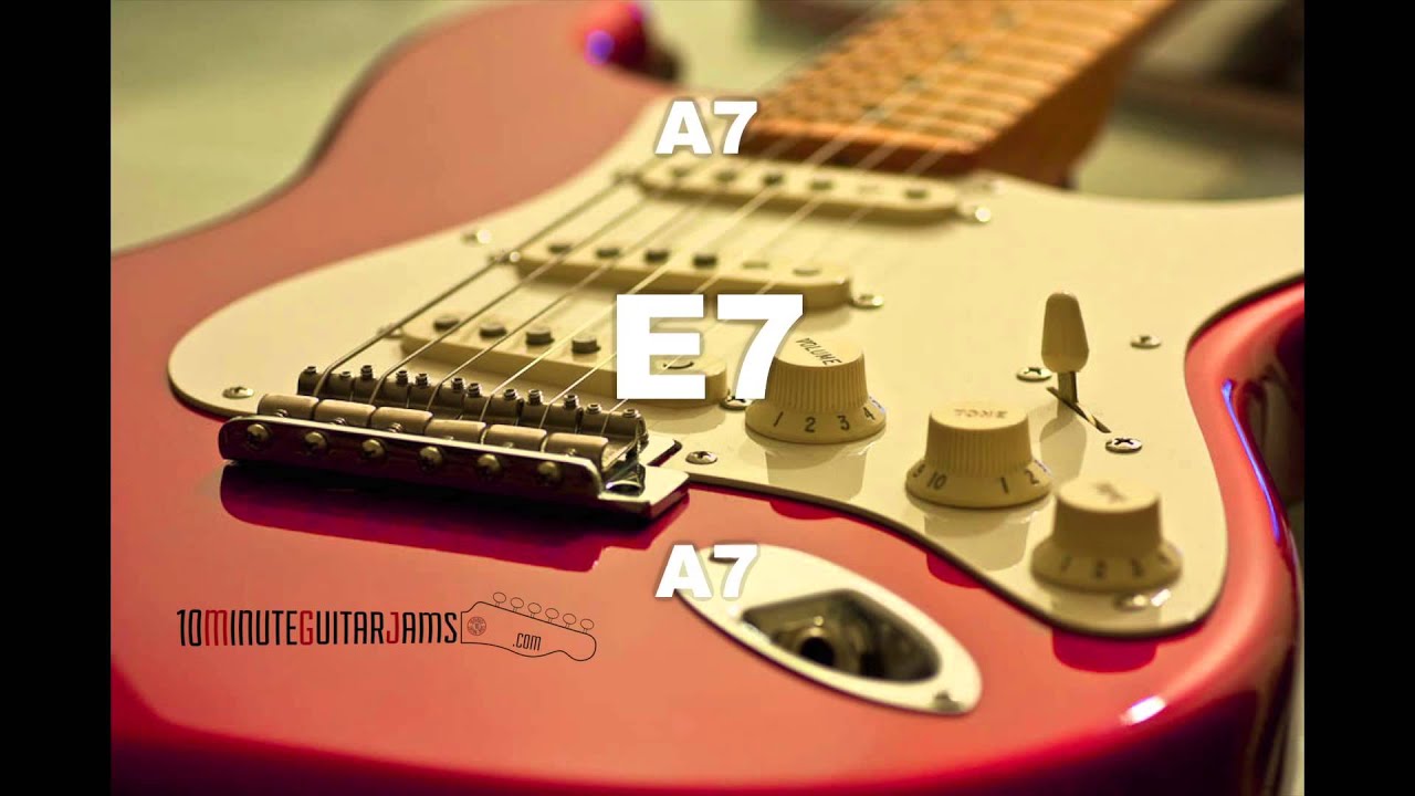 Slow Blues in E7 - Guitar Backing Track