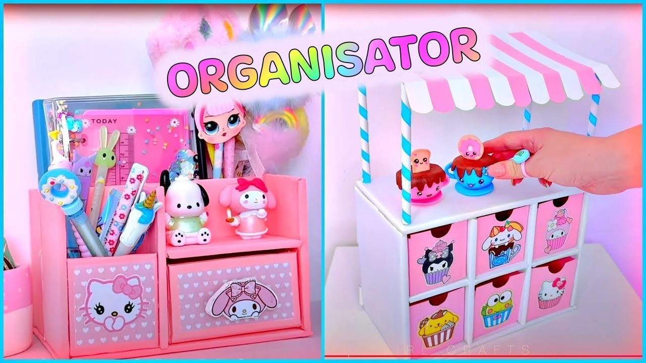 ORGANIZER KNUTSELEN MET KARTON - SCHATTIGE & GEMAKKELIJKE DOE HET ZELF