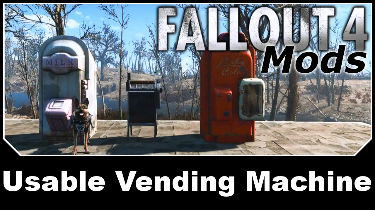 Fallout 4 Mods - Usable Vending Machine