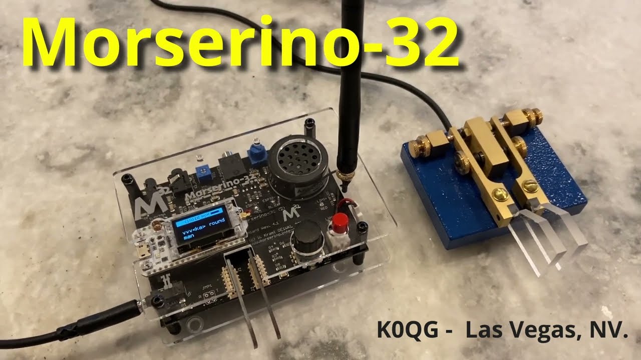 Morserino-32 Morse Code Trainer DEMO  - CW Machine