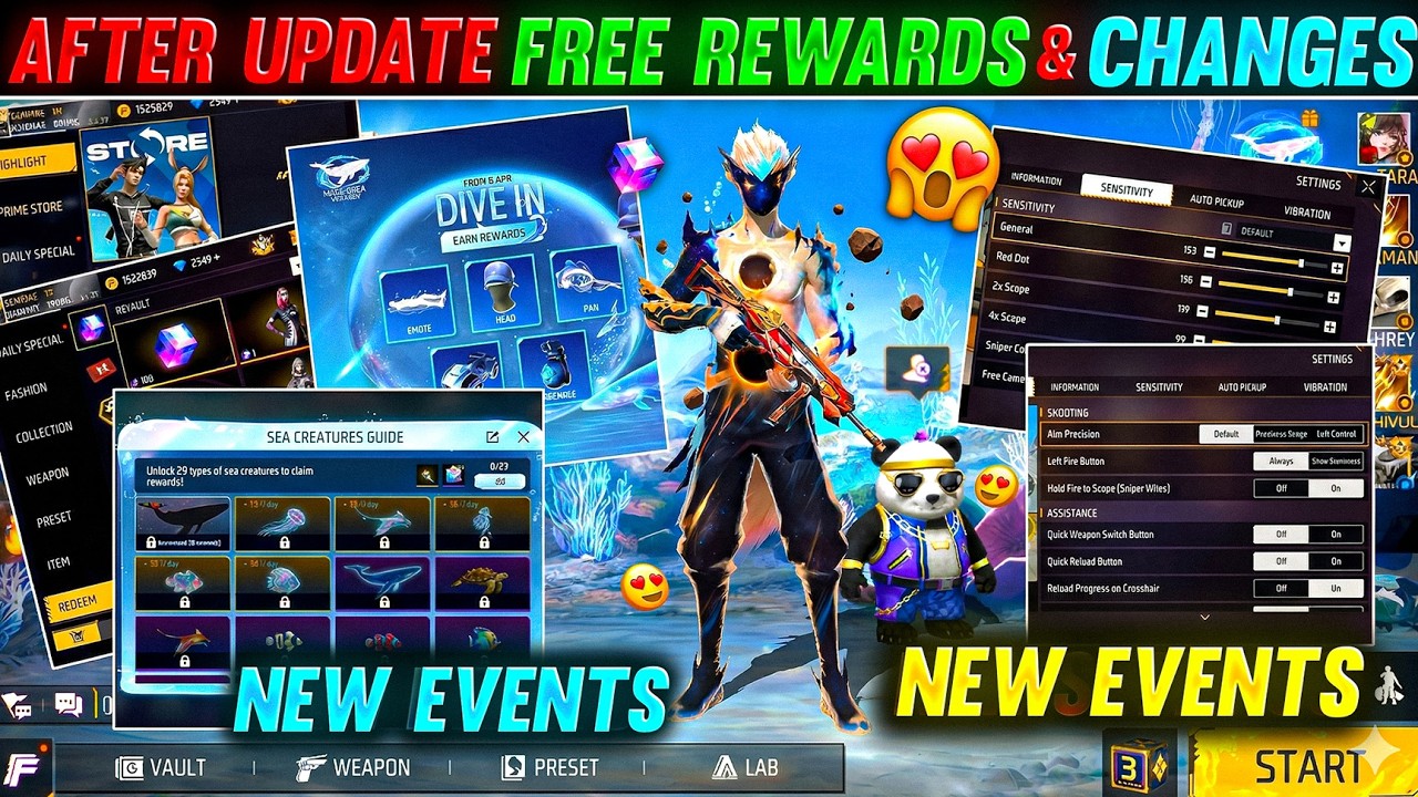 After Update Free Rewards + Changes & Settings 🥳 Eclipse Evo Bundle 🗿 Triple Store Update 🔥 Telugu