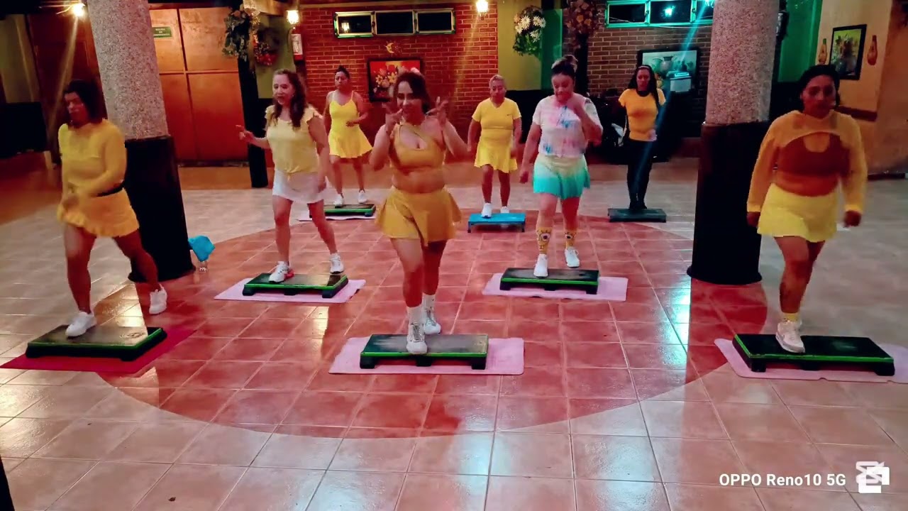 STEP COREOGRÁFICO ( NADA FUE UN ERROR) LUPE VERA ♥️♥️#aerobico #stepaerobics #stepbystep #dance