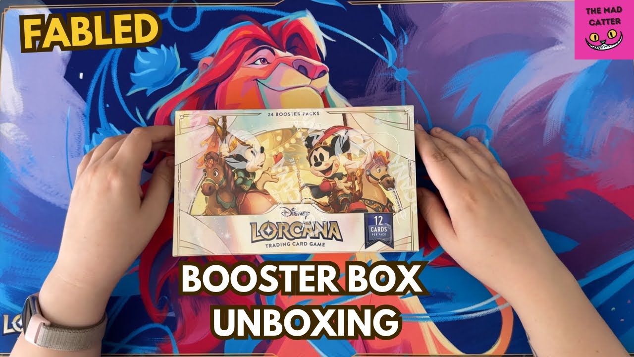 Another Disney Lorcana Fabled Booster Box Unboxing (More Relaxing This Time!)