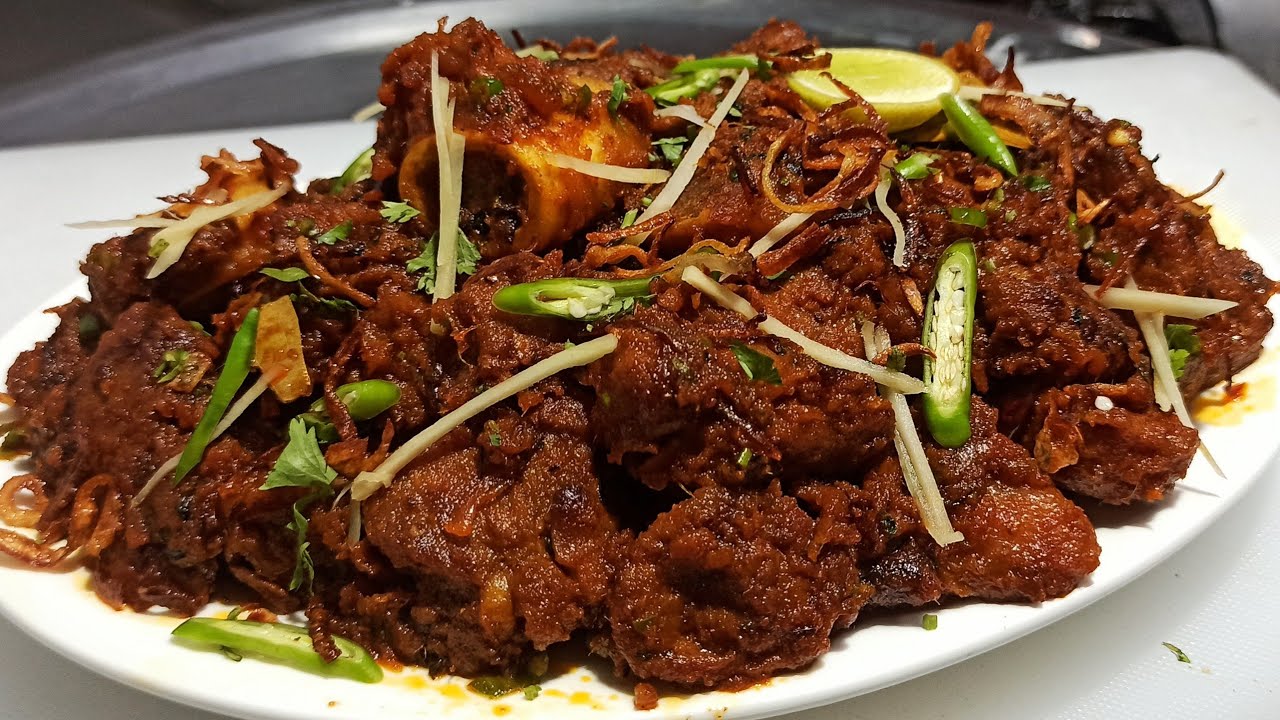 Mutton Fry Bhuna Masala | Dry Mutton Bhuna Masala | Bhuna Ghost | Chef Ashok