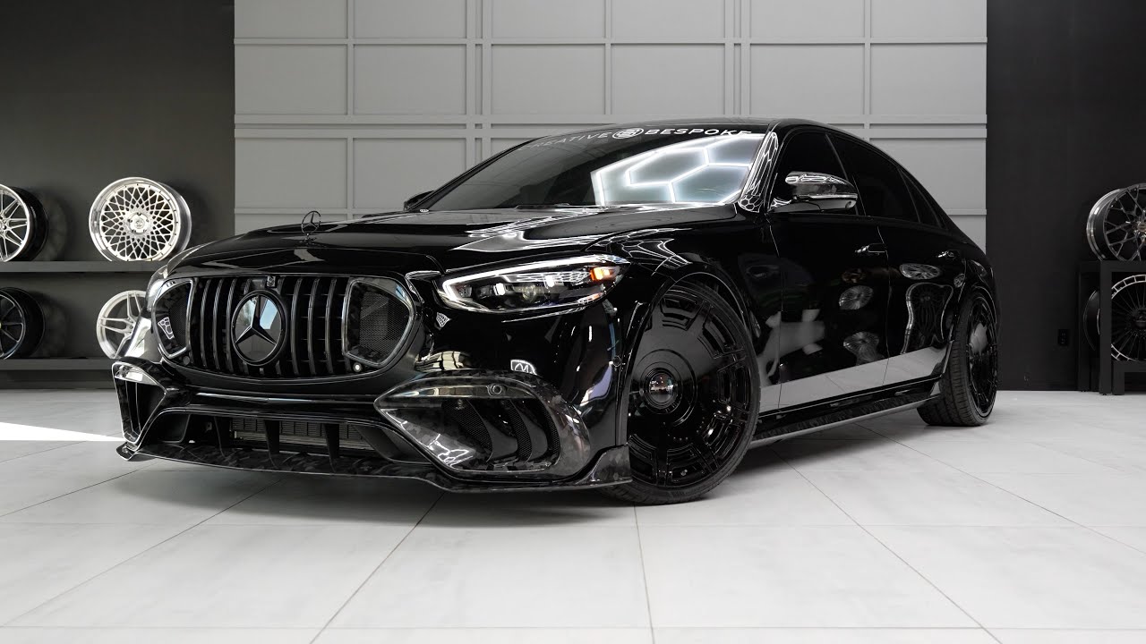 Сборка расширенного кузова Mercedes S580 за 7 минут...