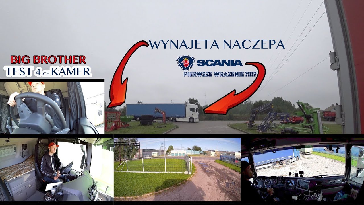 JEDZIEMY SCANIA W TRASE! WYNAJEM NACZEPY - RENATA W NAPRAWIE-TEST 4-ch KAMER - VLOG NASIEROWSKI