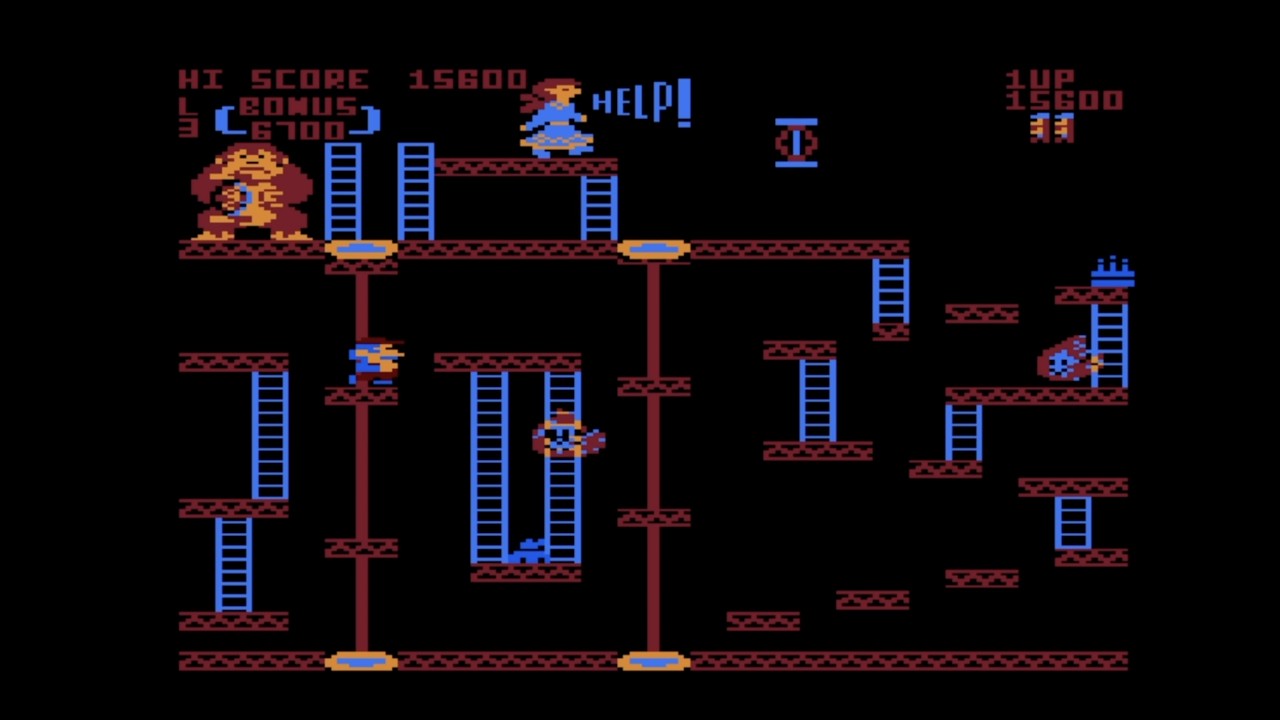 Atari 8-bit:- Donkey Kong
