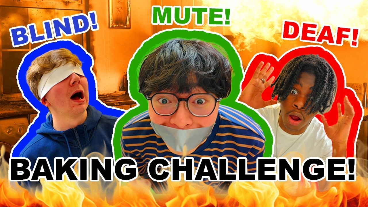 BAKING BLIND DEAF AND MUTE!