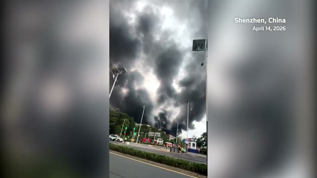 Fire breaks out at BYD parking garage in Shenzhen