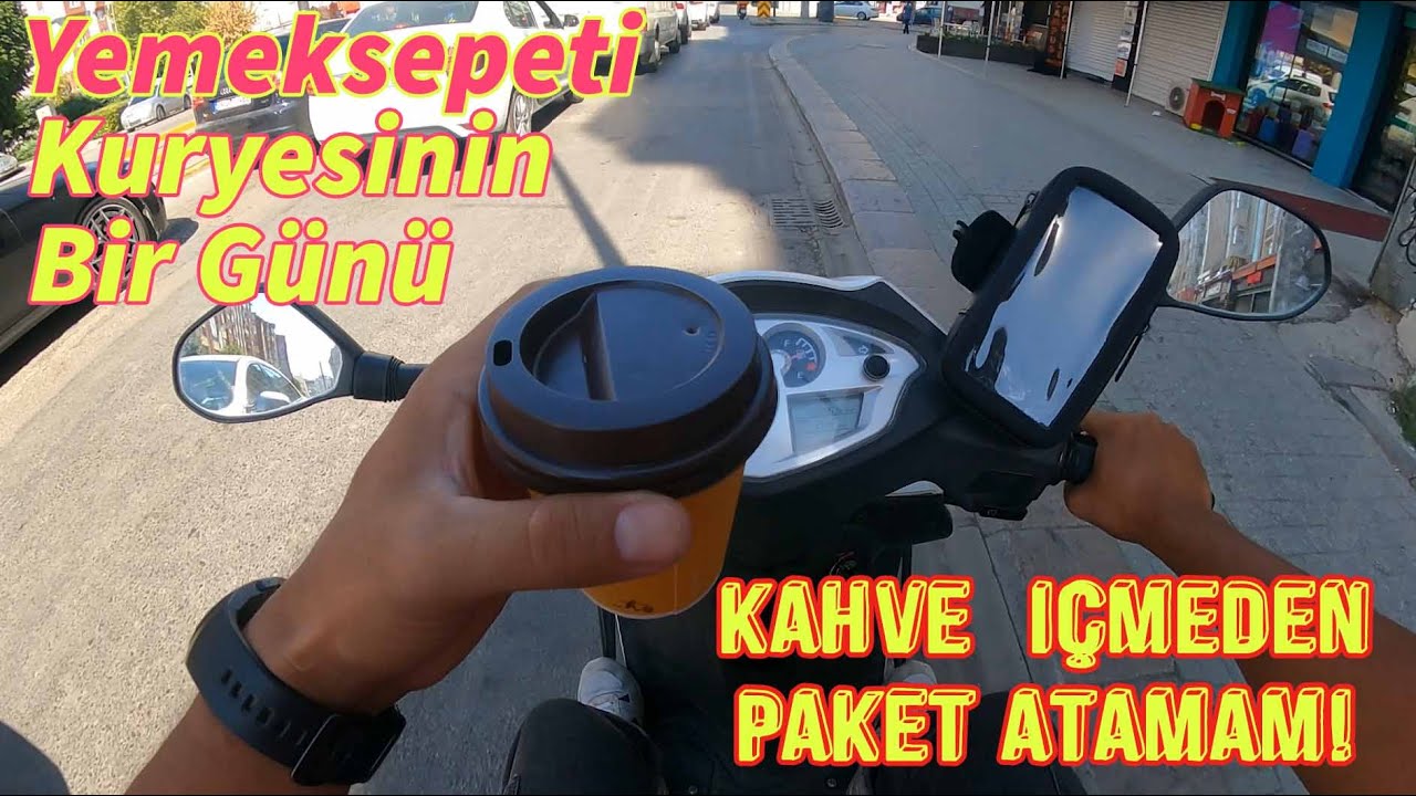 Yemeksepeti Kuryesinin Bir Günü | Motovlog