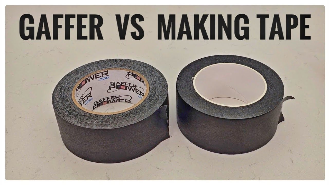 Gaffer Tape vs Masking Tape Comparison