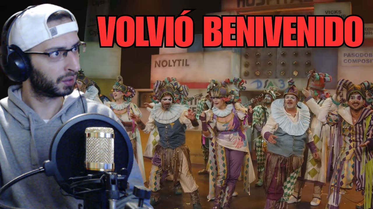 Carnavalero URUGUAYO reacciona a  DSAS3. Comparsa de JESUS BIENVENIDO. COAC 2026