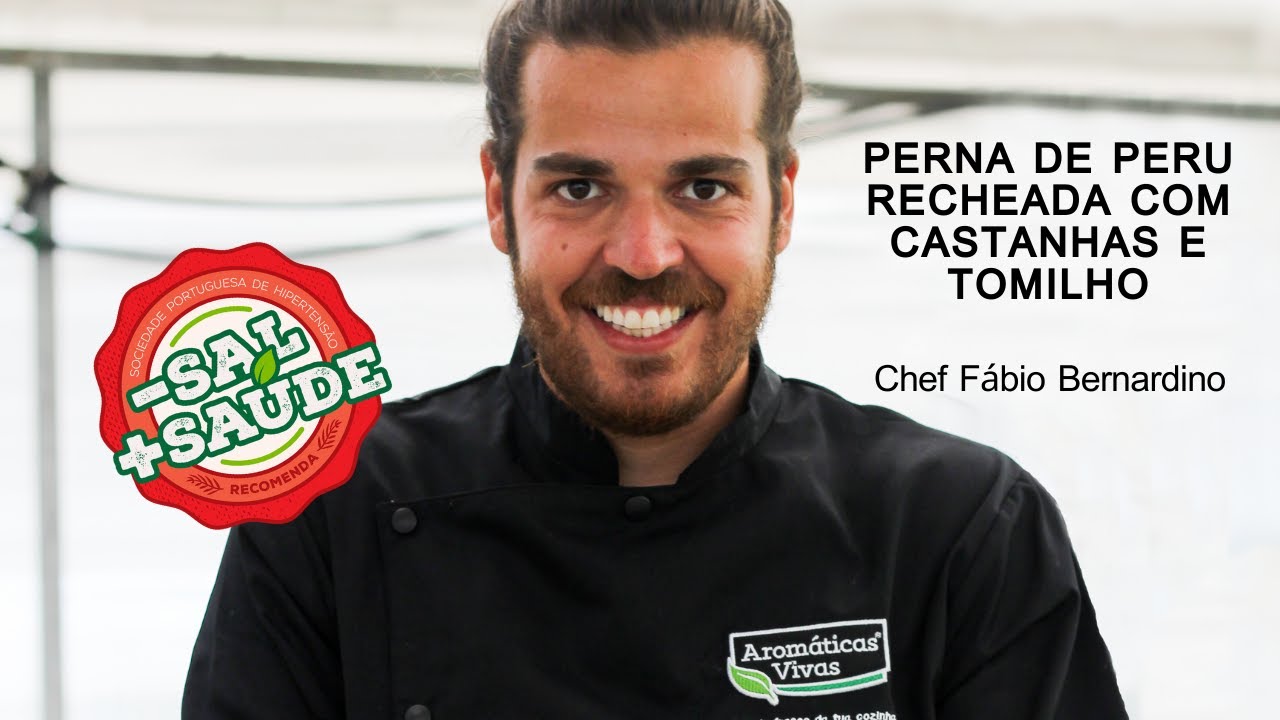 Perna de Peru recheada com castanhas e tomilho - Chef Fábio Bernardino