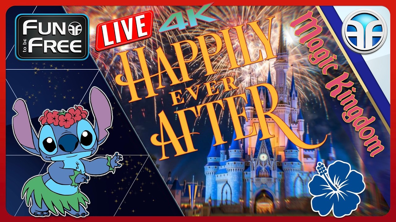 🔴 LIVE: Happily Ever After &ndash; Magic Kingdom (EPIC 2026 Fireworks), Disney World | Full Show 4K