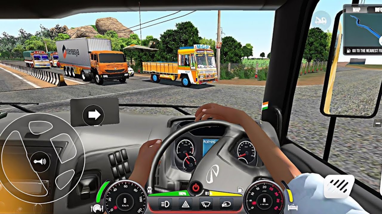 🚛 Truckers Masters Simulator 🛣️✅ TRICHY To VELLORE Truck Delivery Gameplay Ultra Graphics Indians..