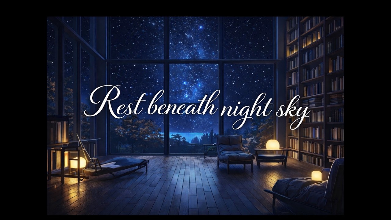 Calm Piano Music for Study, Sleep & Relaxation ｜Rest Beneath the Night Sky
