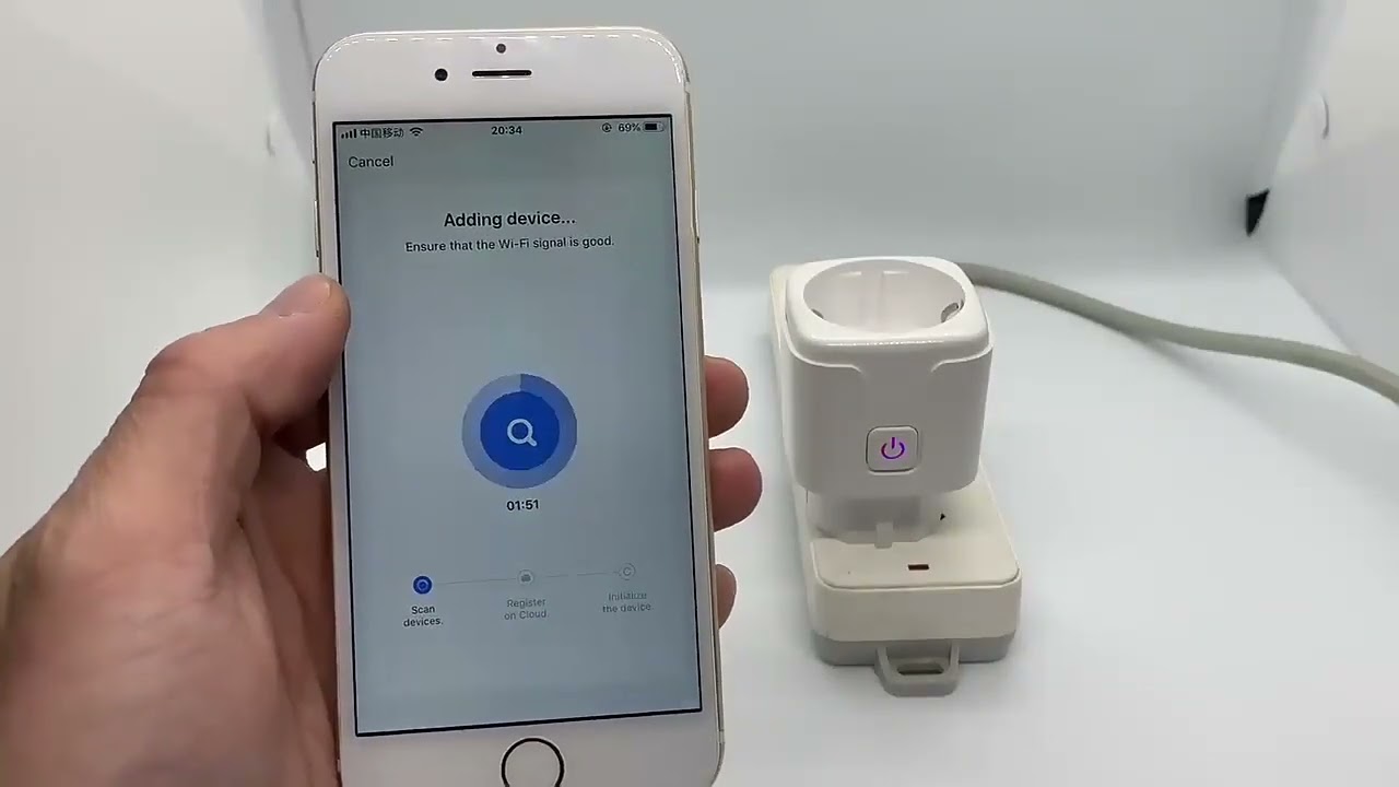 Смарт безжичен WIFI контакт