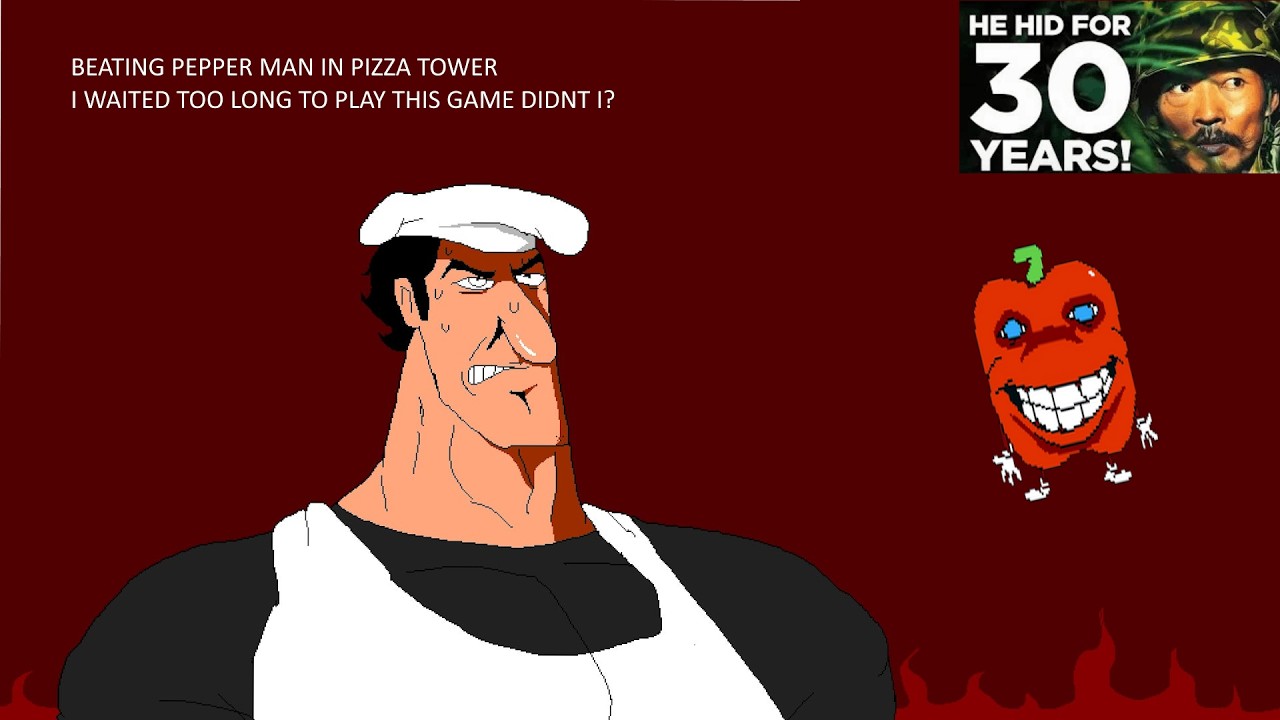 I finally beat the first boss in pizza tower (i swear im not buns)