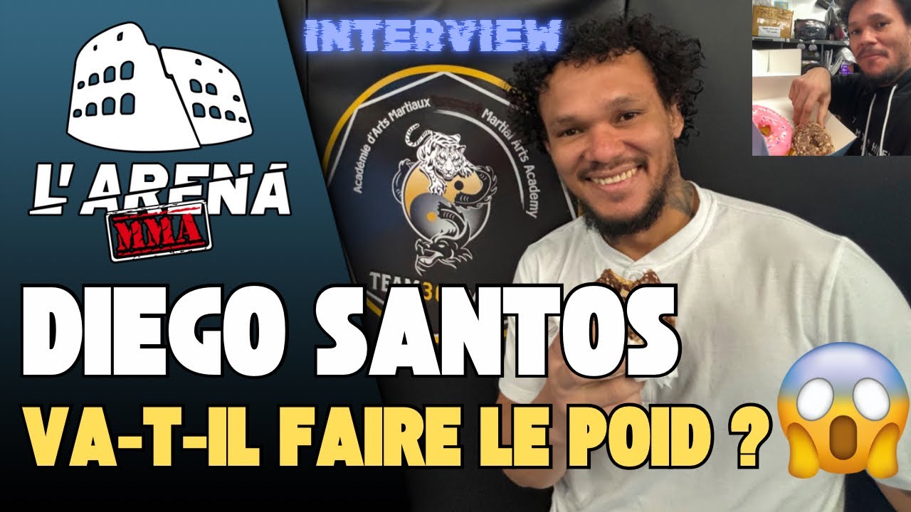 Interview de Diego Santos dans le cadre de son combat vs Isaac Blais