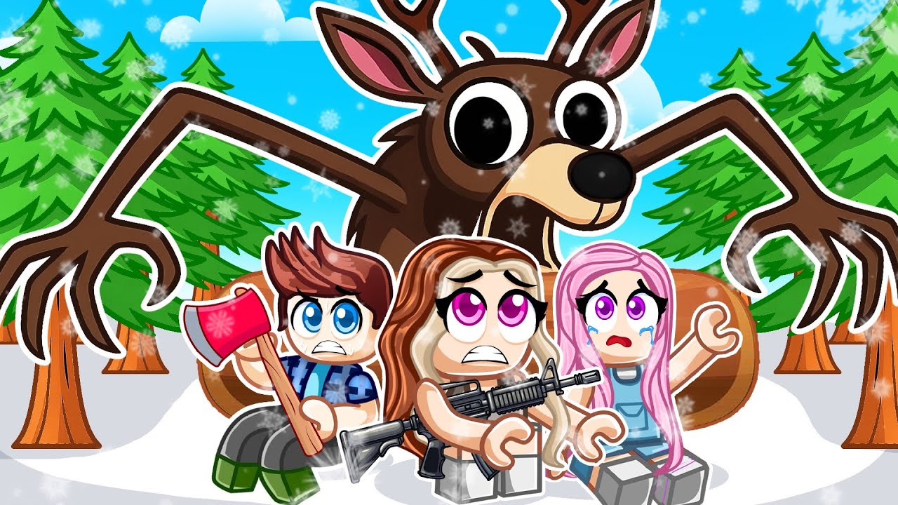 99 Noites na Floresta em Família no Roblox