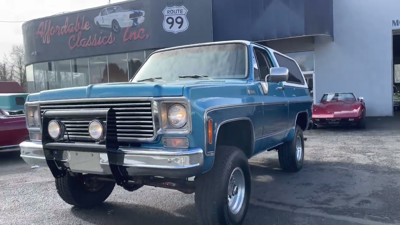 1977 Chevrolet Blazer K5 Cheyenne For Sale @ Affordable Classics Inc