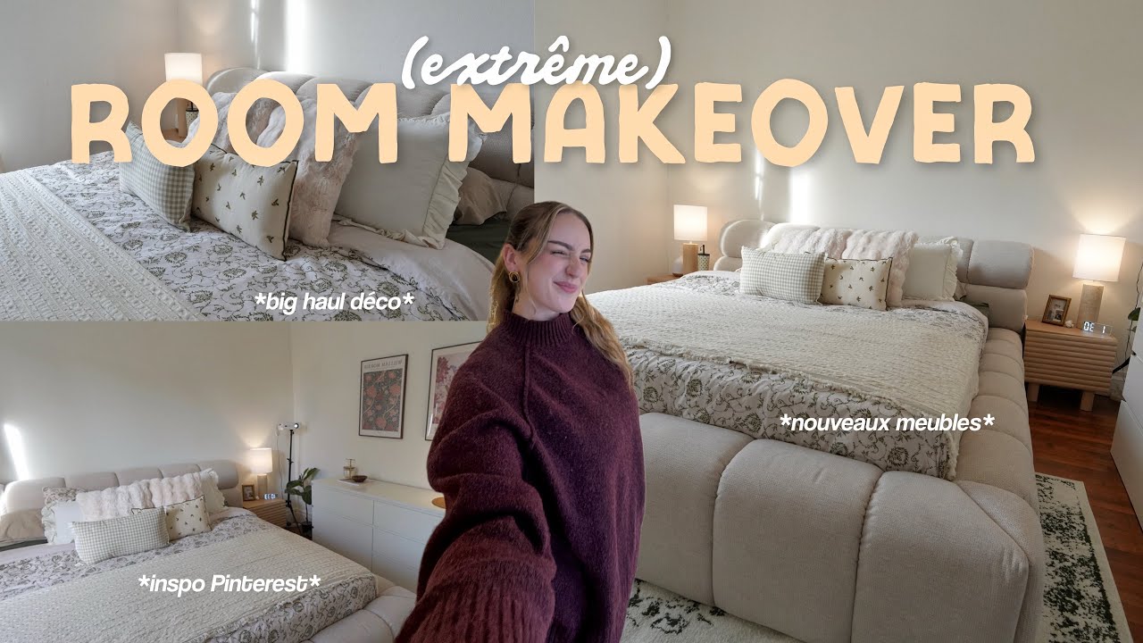 EXTRÊME ROOM MAKEOVER : ON CHANGE TOUT (meubles, déco, inspirations pinterest...)