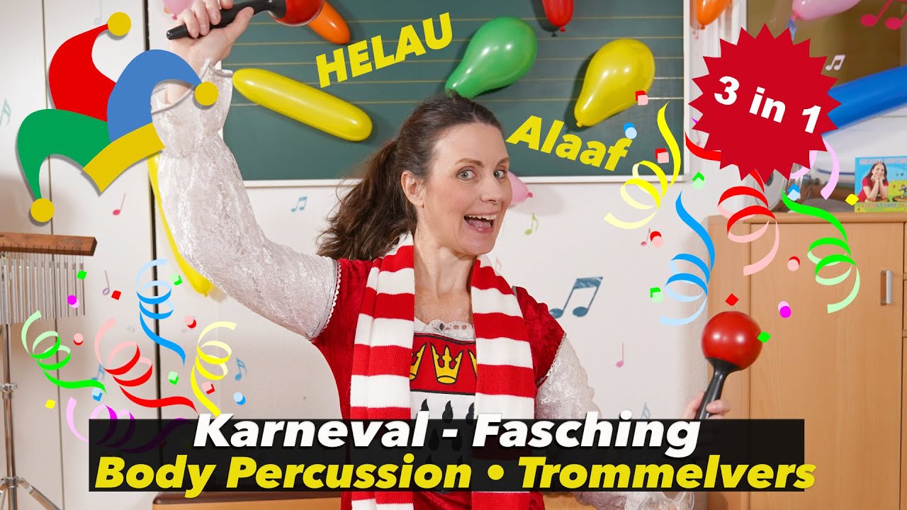 Karneval • Fasching | Body Percussion • Trommelvers & mehr | Kinder | Kindermusik | Floh im Ohr TV