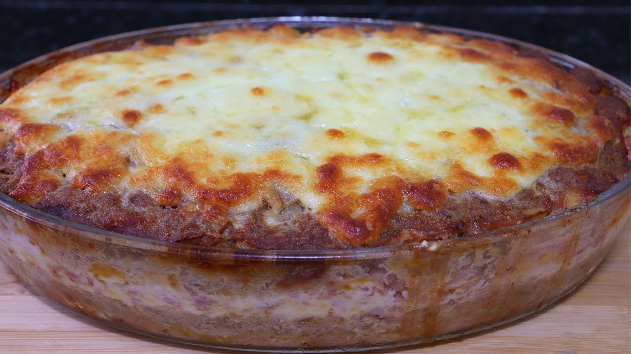CARNE MOÍDA RECHEADA E ASSADA NO FORNO. NÃO VAI SOBRAR NADA!