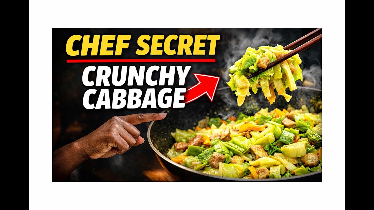 Stop Ruining Your Cabbage! Chef Shows the Perfect Stir Fry Method