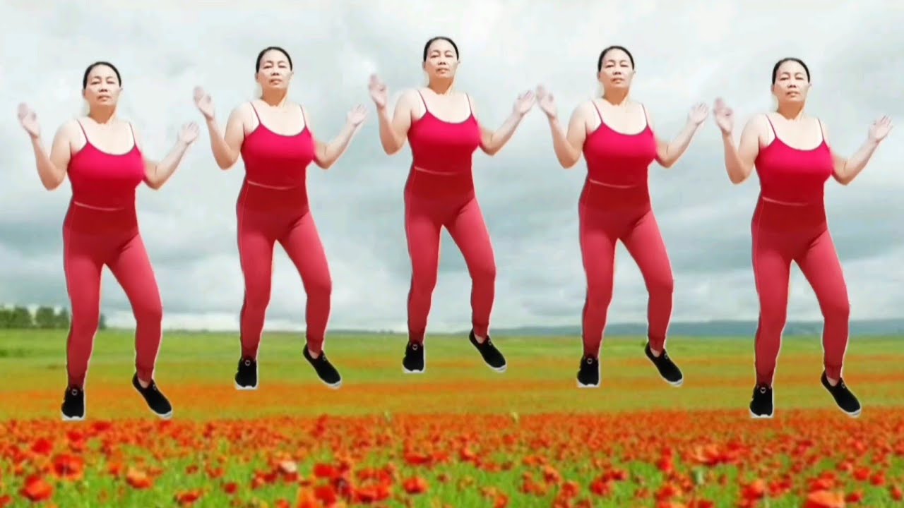 exercise to reduce belly fat, slim waist, arms fat, fat burning, lose weight/lovely dance fit