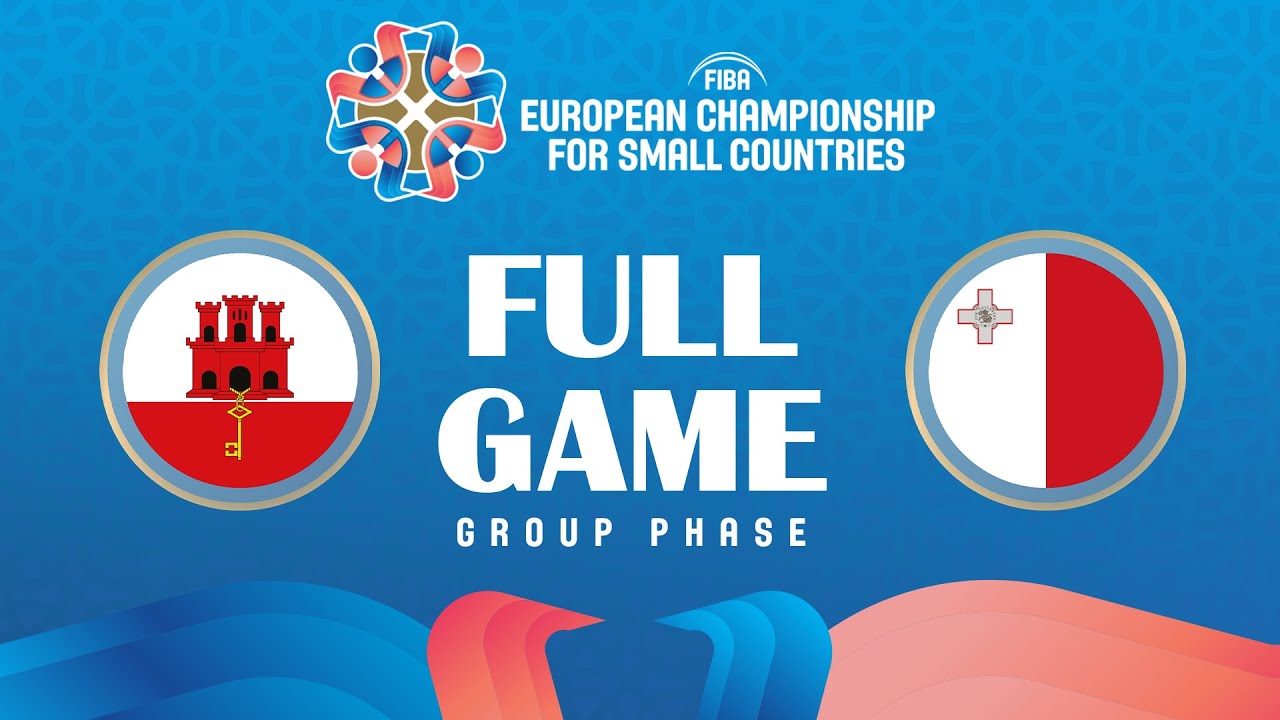 Group Phase | GIB v MLT | Full Basketball Game | FIBA European Championship for Small Countries 2024