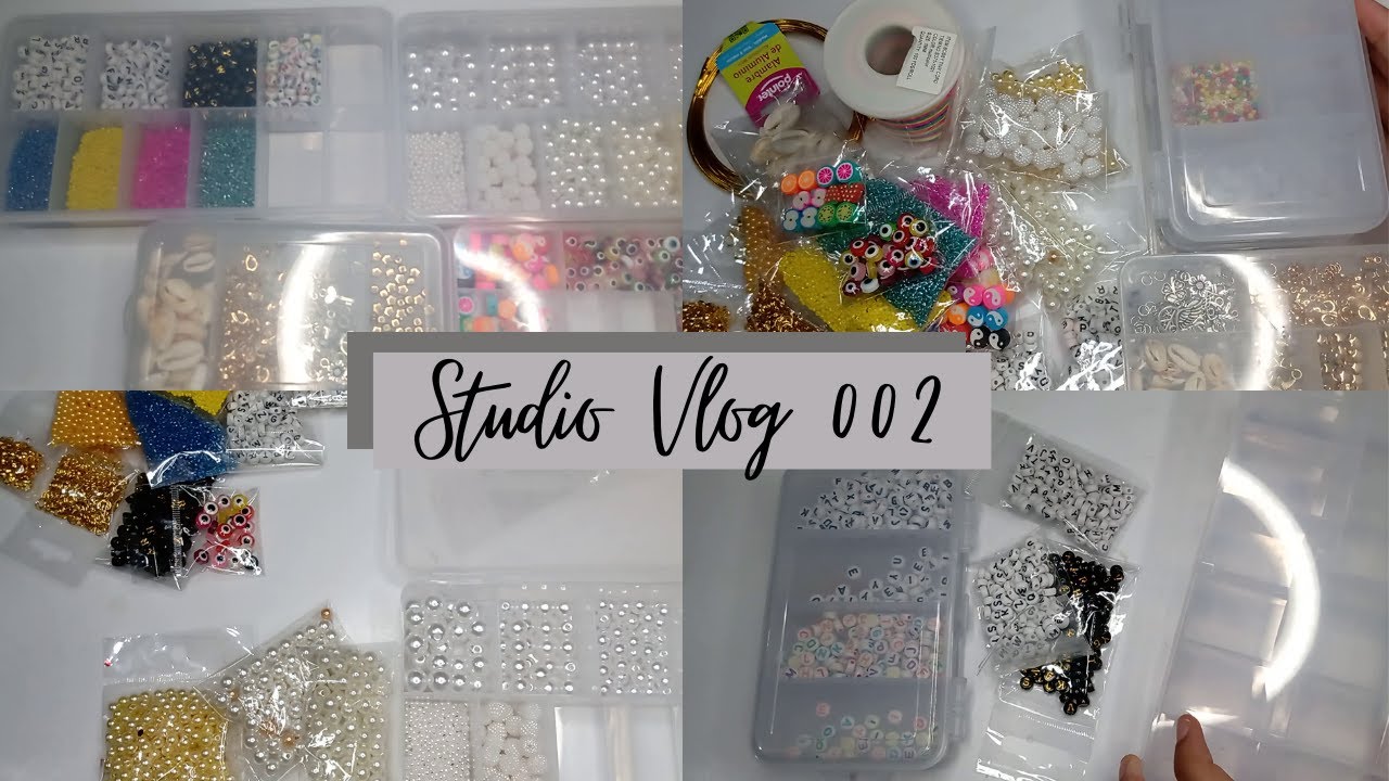 [ENG SUB] STUDIO VLOG 002: Haul y organización de materiales de bisutería [ASMR] || Vianca Contreras
