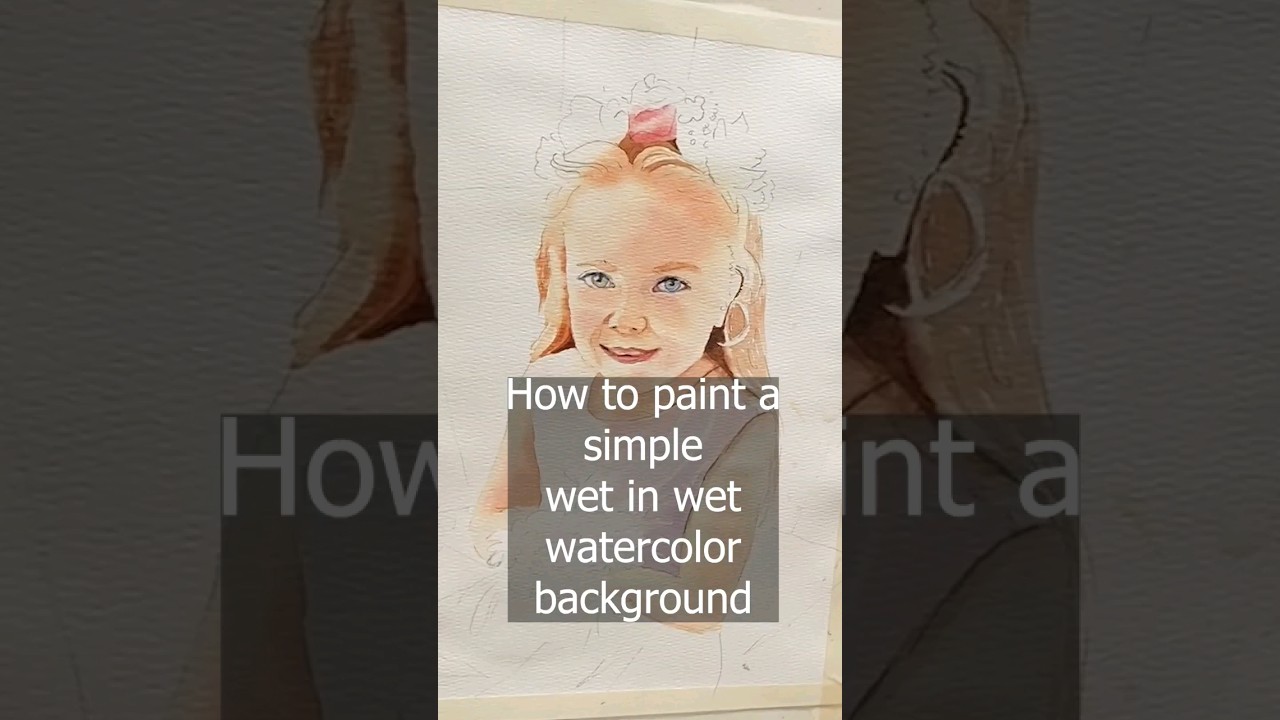 Easy Watercolor Background
