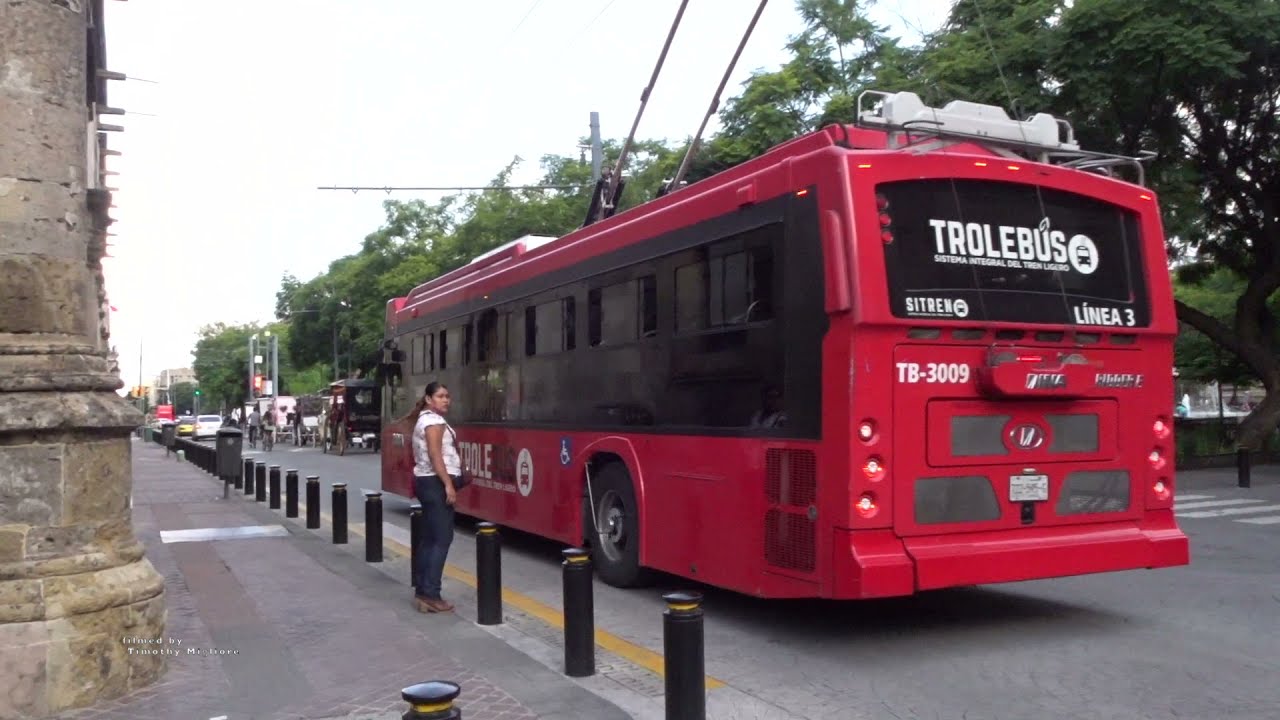 Trolleybuses in Guadalajara, Mexico 2021 - Trolebuses en Guadalajara