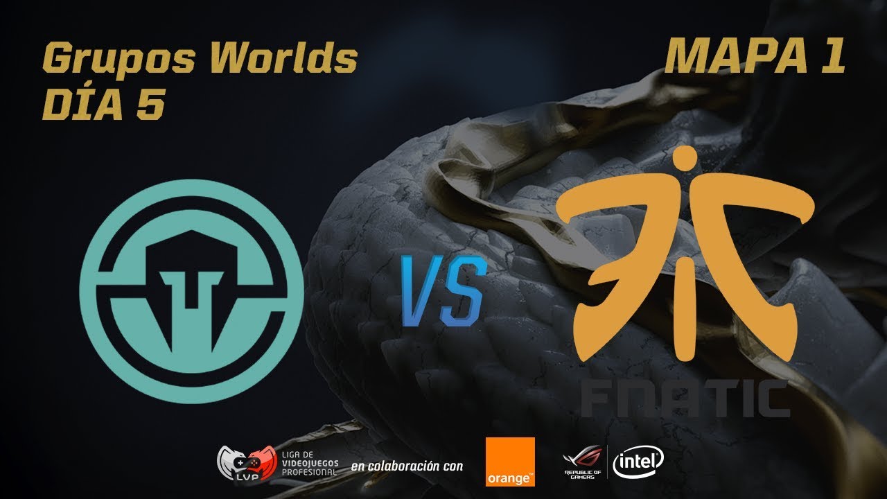 FNATIC VS IMMORTALS - GRUPOS - DESEMPATE - WORLDS 2017 - DÍA 5