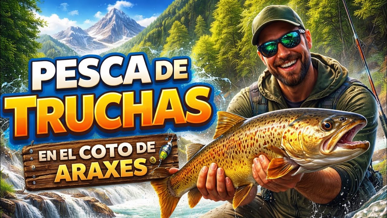 Pesca de la trucha, COTO ARAXES 4K