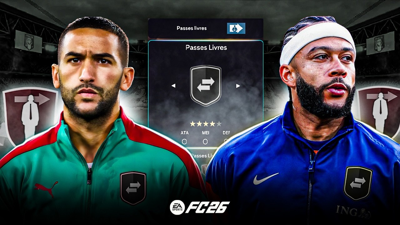 MODO CARREIRA mas s&oacute; vale contratar jogadores dos PASSES LIVRES no EA FC 26 🚫🛡
