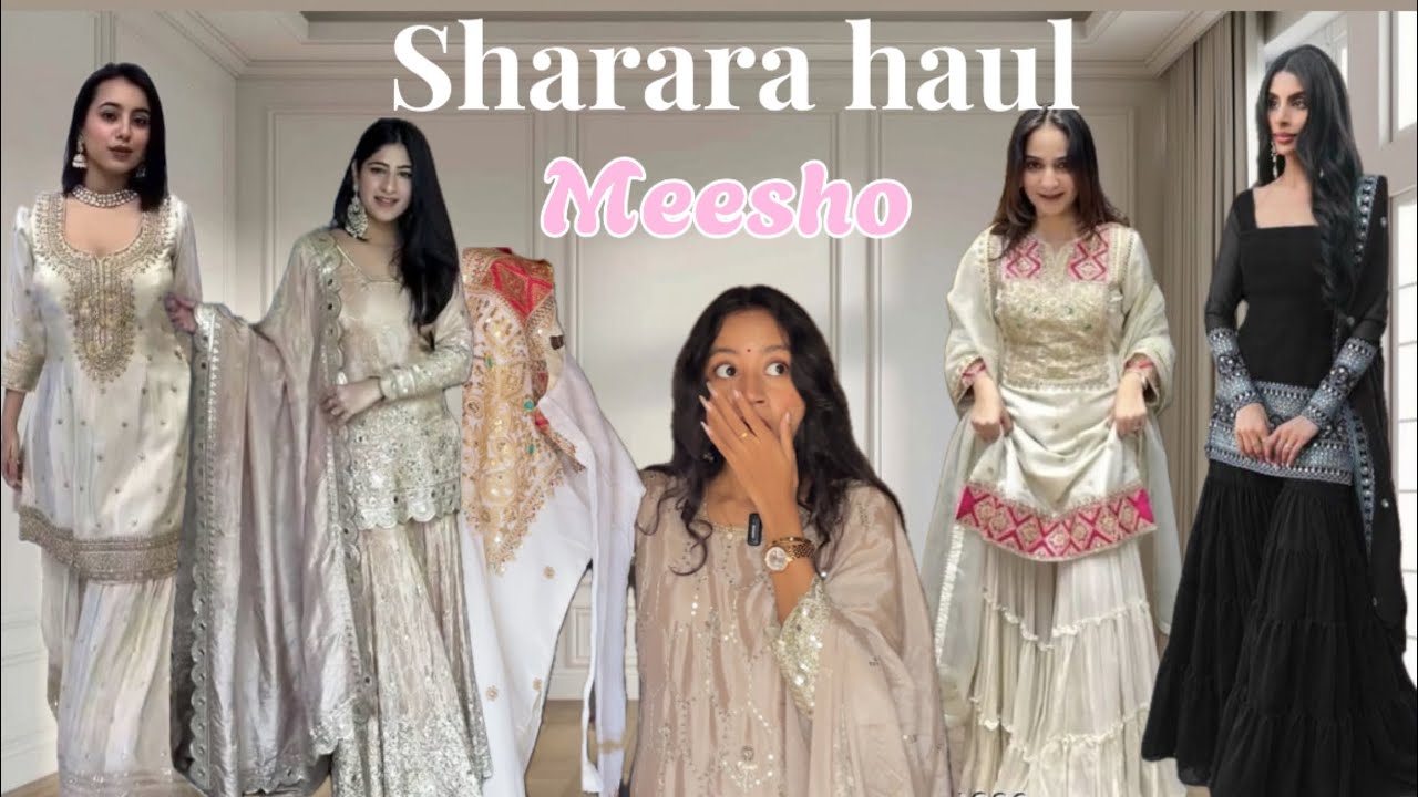 MEESHO Sharara sets HAUL 🪷✨🙈|| Toravlogss ||