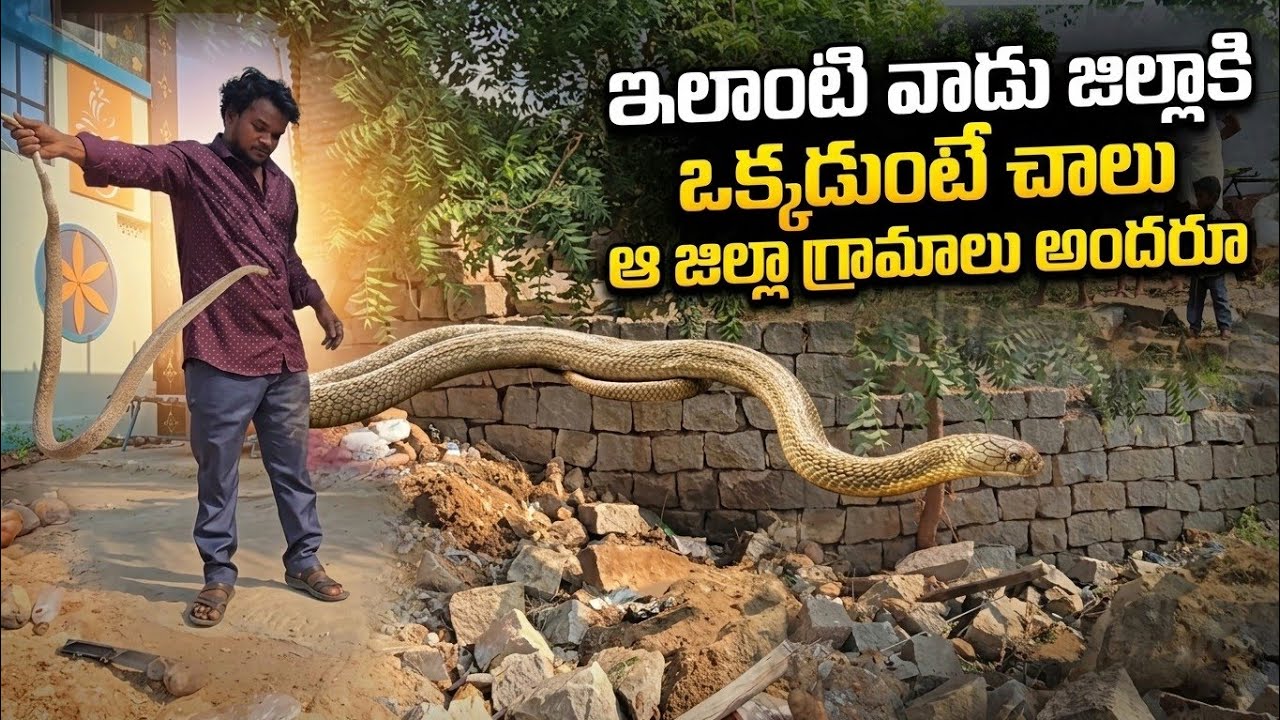 Indian Rat Snake  non venomous snake rescue chinna H Khairabadi Village lo {9966333589} WhatsApp