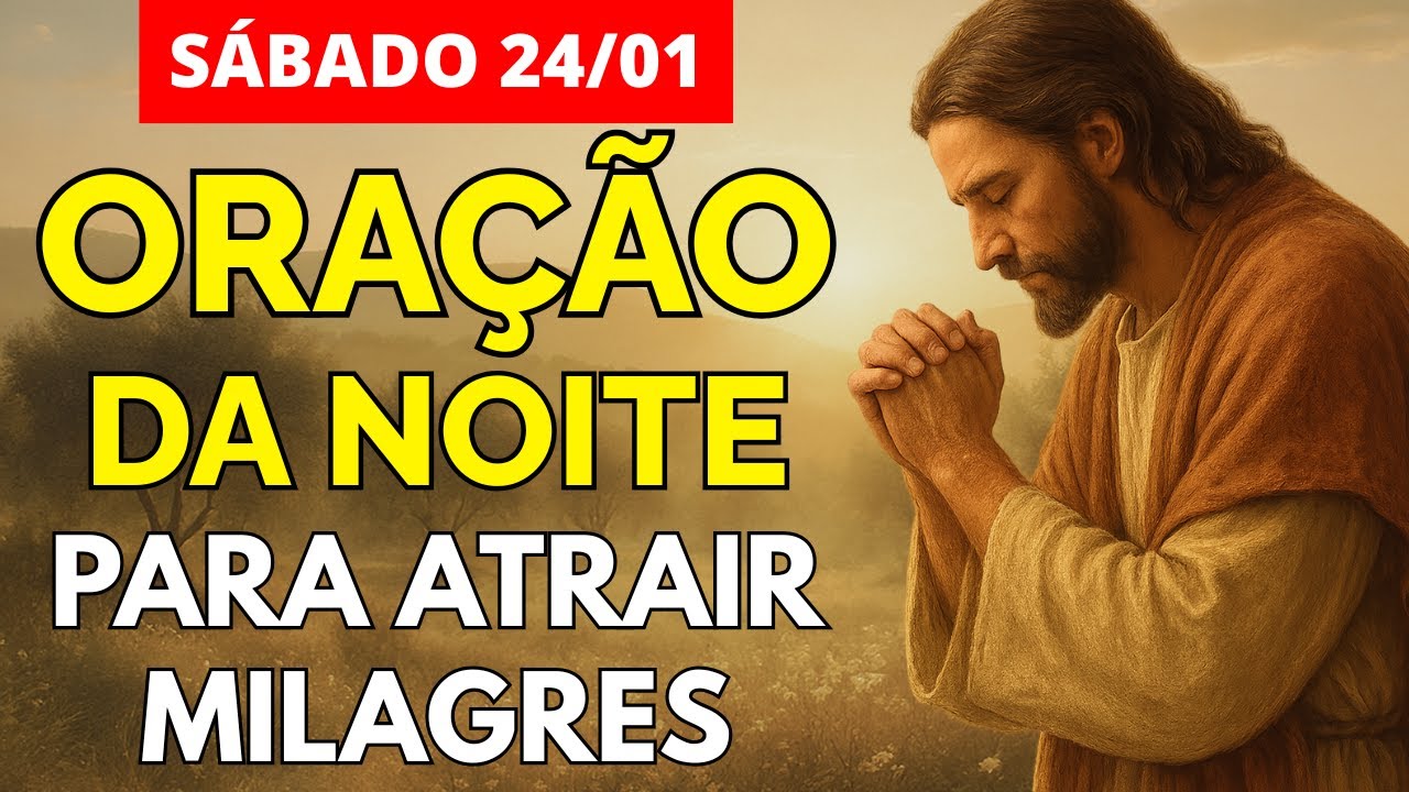 DEIXE DEUS AGIR | ORAÇÃO DA NOITE (24 DE JANEIRO)